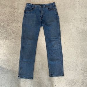 Levi’s workwear fit 33x32 (measures 33x29)